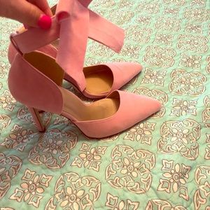 Pink high heels